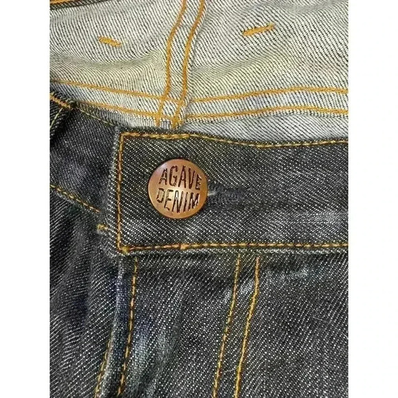 Men’s Agave “The Gringo” Straight Leg made in USA size 38x30 dark denim jeans - Picture 6 of 10